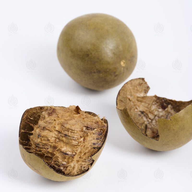 Fruit du Moine (Luo Han Guo) (Luo Han Guo), noir, 4 pièces, vue de côté