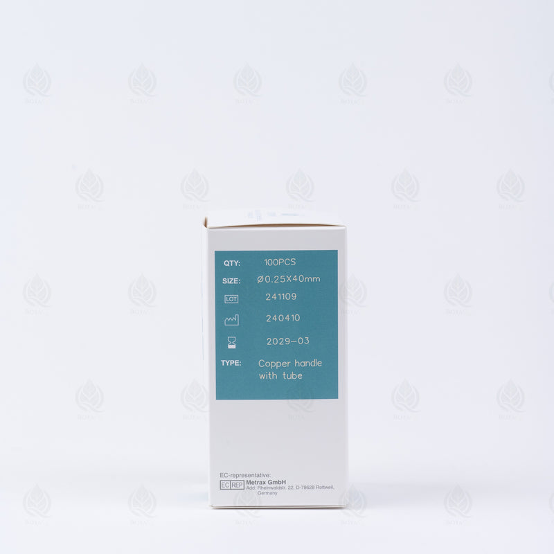 Aiguilles d’acupuncture (Zhen Jiu Zhen) – calibre 0,25 mm × 40 mm