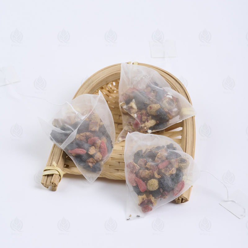 Élixir du Qi (Ba Bao Cha) – vue de côté