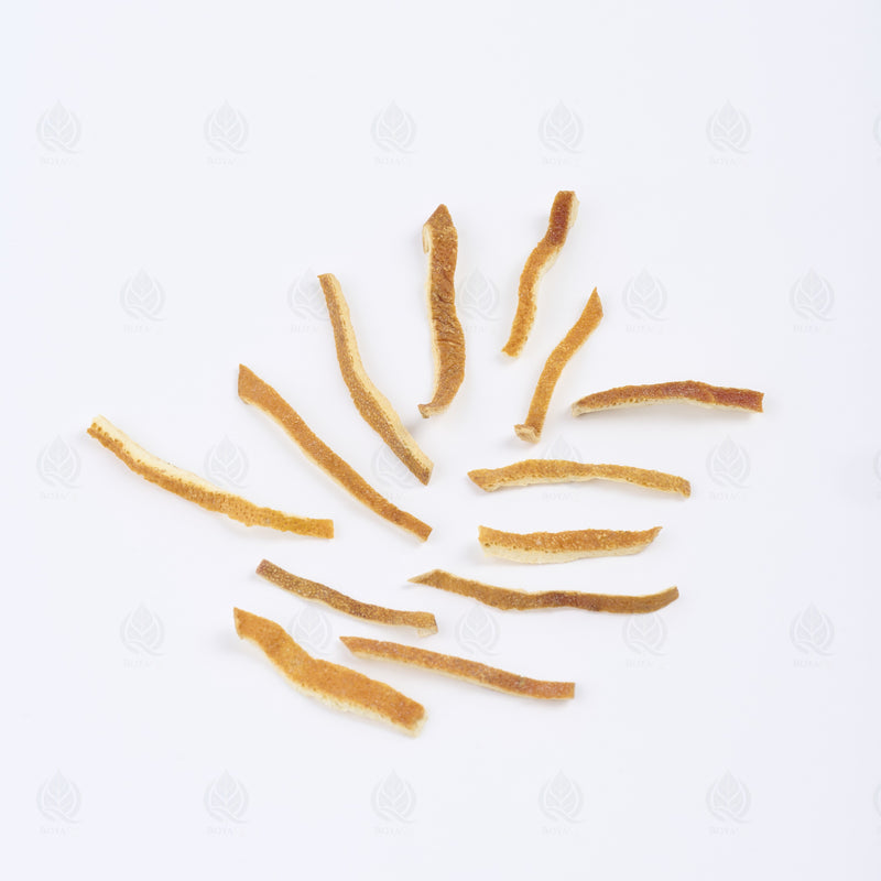 Écorce de Mandarine vieillie (Chen Pi) – standard, vue de côté