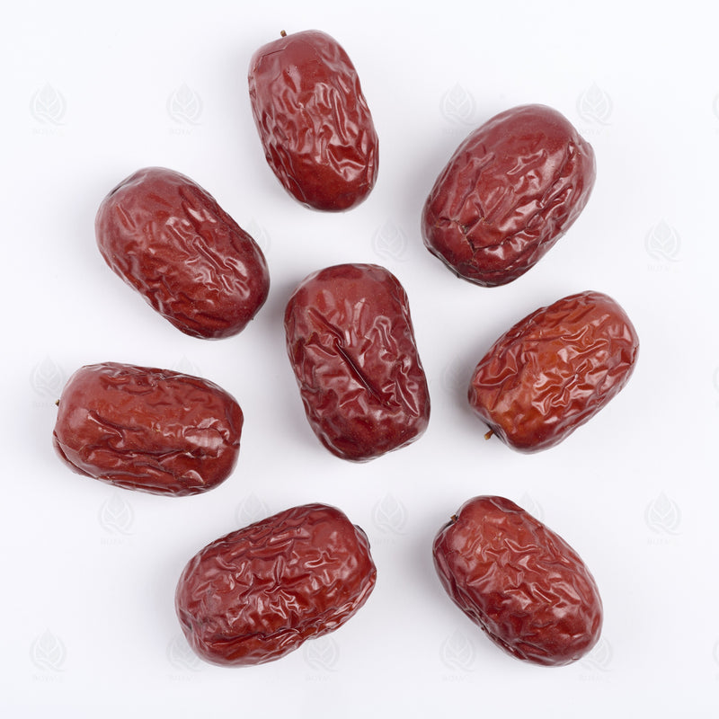 Jujube rouge (Datte chinoise) (Da Zao) – vue de dessus