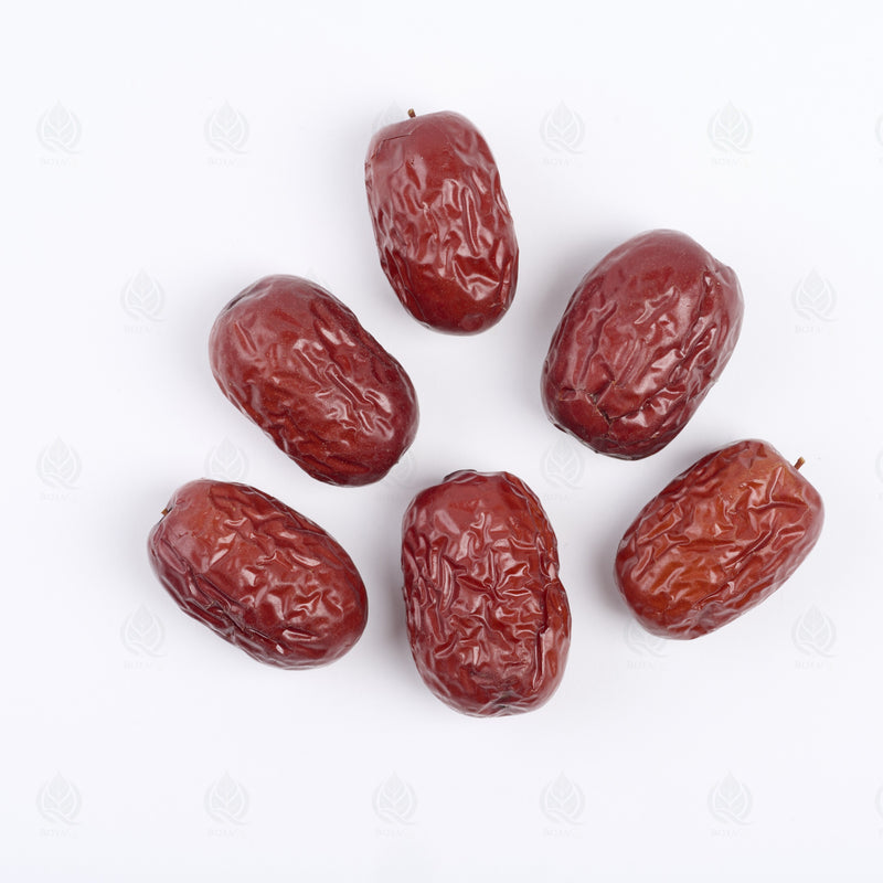 Jujube rouge (Datte chinoise) (Da Zao) – vue de dessus