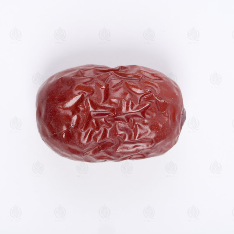 Jujube rouge (Datte chinoise) (Da Zao) – vue de dessus