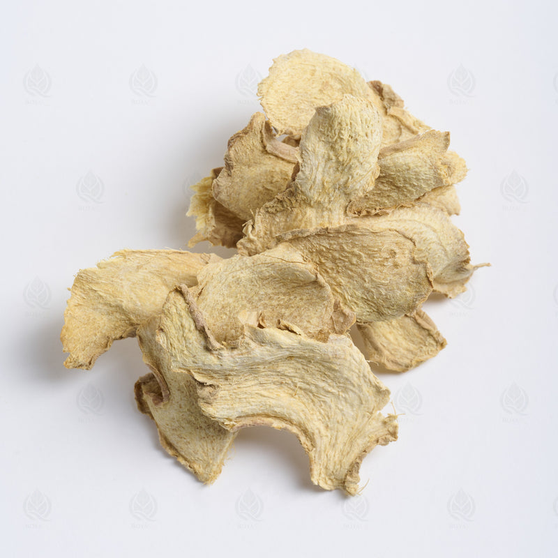 Gingembre sec (Gan Jiang) – vue de côté