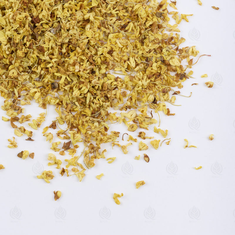 Fleurs d’Osmanthus (Olivier odorant) (Gui Hua) – vue de dessus