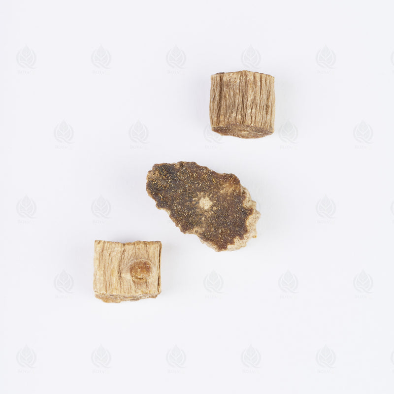 Racine d’Achyranthes (Huai Niu Xi) (Huai Niu Xi) – vue de dessus