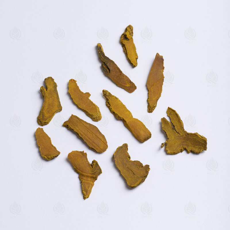 Curcuma (Jiang Huang) – vue de côté