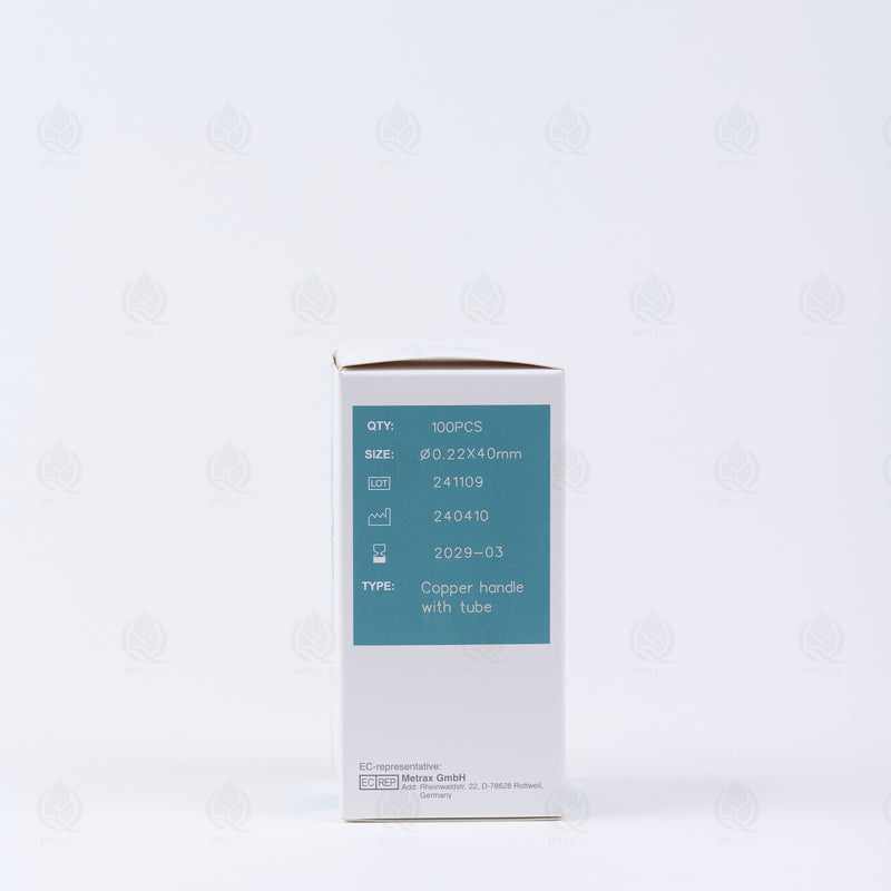 Aiguilles d’acupuncture (Zhen Jiu Zhen) – calibre 0,22 mm × 40 mm